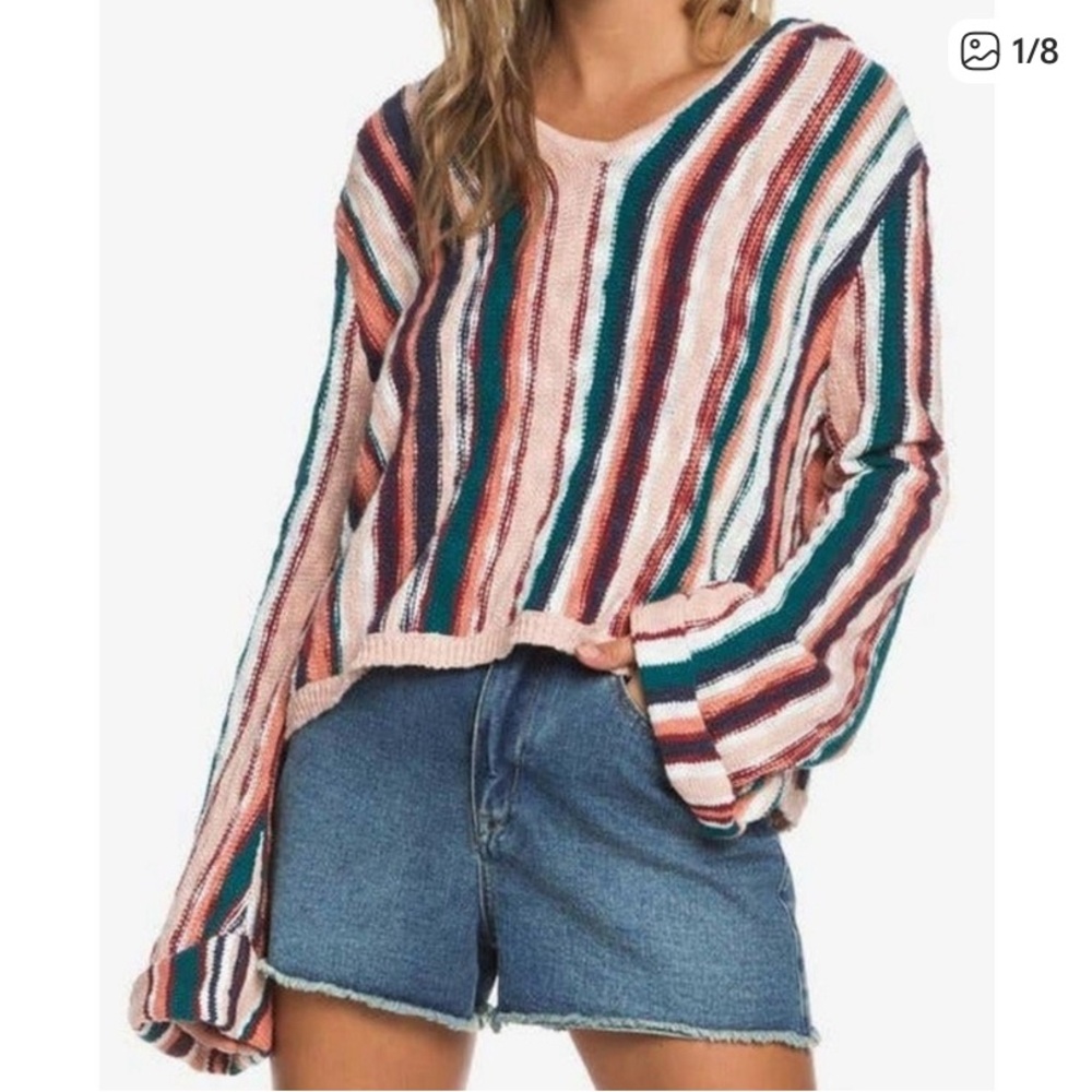 Roxy Sun Express Striped Hoodie Sweater